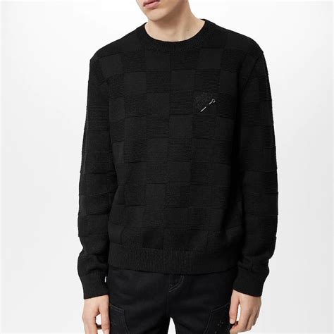 Damier Stitch Crewneck 